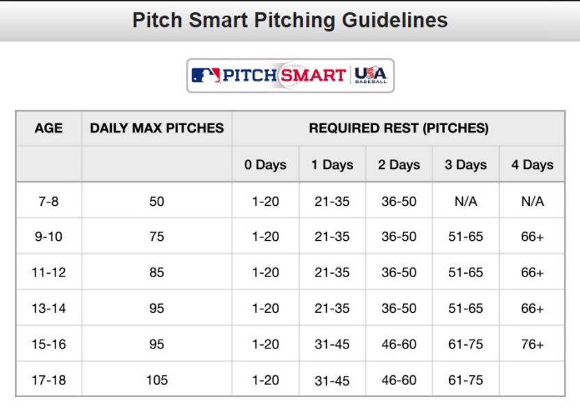 Baseball Pitch Count Software